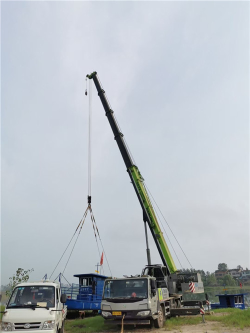 泽普县桥梁建设吊装案例